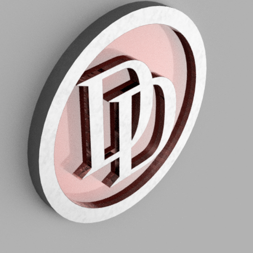 daredevil illuminated sign 3D model