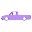 volkswagen-vw-caddy-mk1.stl Volkswagen VW Caddy Mk1 1979-1995 key silhouette