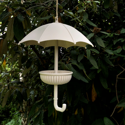 IMG_3283_small.png Archivo STL Comedero para pájaros "Paraguas・Diseño de impresión en 3D para descargar