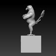 wef.jpg Virginia Tech Hokies football mascot statue - 3d Print