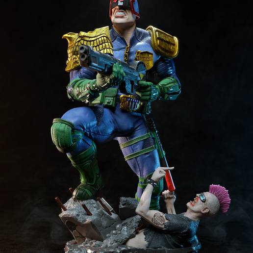 0001.png Judje Dredd 1/6 Statue