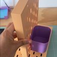 Captura-de-tela-2025-11-25-153633.jpg Desktop Organizer Riser for Plotters & Printers (DIY Pegboard Stand) - STL File