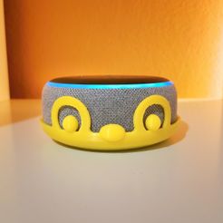 IMG_20200228_210910.jpg Free STL file ALEXA - Echo Dot 3 - Skin v1・3D printing design to download