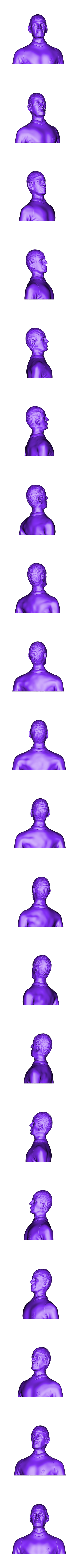 Spock_bust_90mm_bis.stl Bust of Mr. Spock