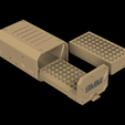 9mm2.png 9mm - Ammo Box w/Locking - 3D Printable