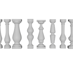 3D-Balustrade.png STL file High-Quality 3D Balustrade Models for Download - Enhance Your Designs・3D printing design to download