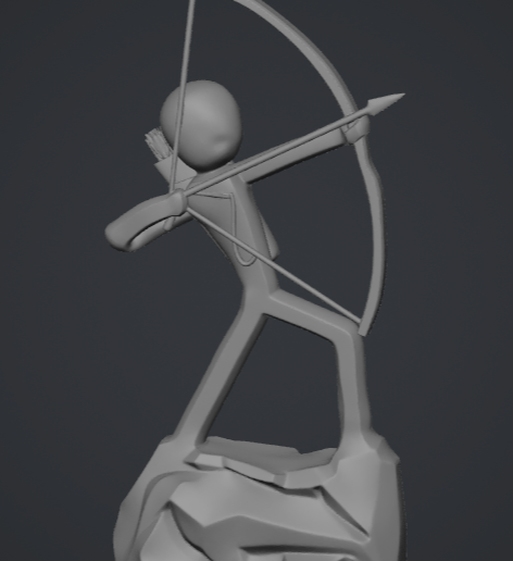 🦸 Archidon Statue (Stick War: Legacy) - AI Generated・Free STL File for ...