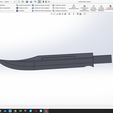 245138871_4760780327288227_101810870368607617_n.png Archivo STL cuchillo tactico Buck 120・Objeto imprimible en 3D para descargar