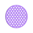 011-Black-mesh circle.STL DIY Iron Man Arc reactor