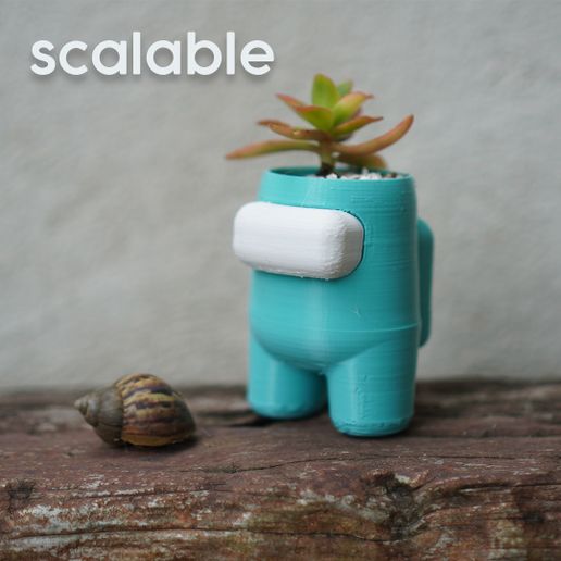 scalable.jpg Télécharger fichier STL Parmi nous Jardinière auto-arrosante • Design à imprimer en 3D, JoshuaDomiel