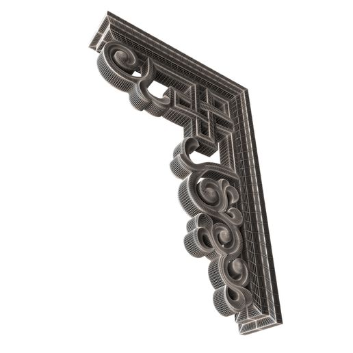 🪵 Bracket Carved Plaster Molding Decoration 01・ 3D File for CNC ...