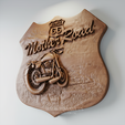 11.png Route 66 Mother Road Shield STL | 3D CNC File | Biker Wall Art & Man Cave Decor