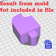 STL00585-3.png 3pc Bitten Ice Lolly Bath Bomb Mold