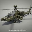 Boeing-AH-64D-Longbow-Apache-Attack-Helicopter-3d.jpg AH-64D Apache Longbow - Helicóptero de ataque avanzado Modelo para imprimir en 3D