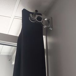 curtain rod bracket without support even for ender 3 170 x 100 x 20