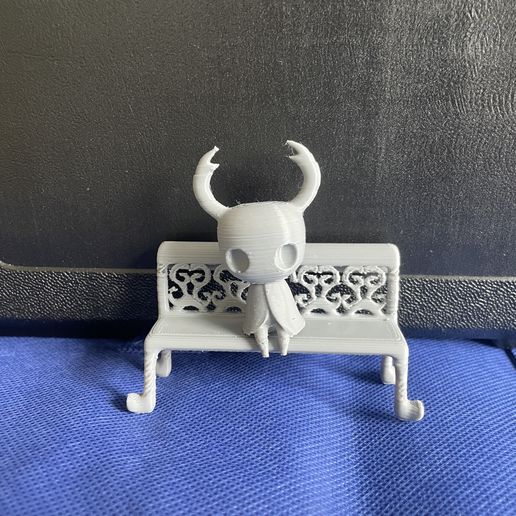 💾 Hollow Knight and Save Bench・ STL File for 3D printing・Cults