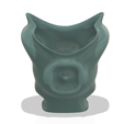vase307 v4-02.png King coat vase cup vessel holder v307 for 3d-print or cnc