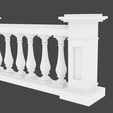 balustrad11.png 3D Stone Guardrail V1