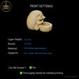 Print-settings.jpg Hedgehog Tea Light Holder - 3D Printable STL