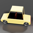 untitled2.png lowpoly yellow car
