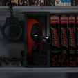 0001-2.png Deadpool Deagle Marvel Model Book Nook STL - Shelf Insert 3D Print Model