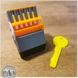key-lock-001.jpg Fichier STL Mécanisme de verrouillage à clé éducative・Design à télécharger et à imprimer en 3D