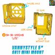 Vannystyle-5-Inch-GH11-Mini-Mount-4.jpg Vannystyle 5 Inch Frame Gopro Hero 11 Mini 30 Degree