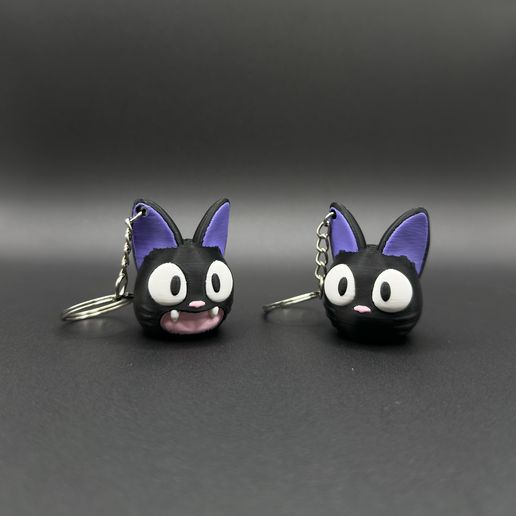 🐱 Cute Black Cat Jiji・ STL File for 3D printing・Cults