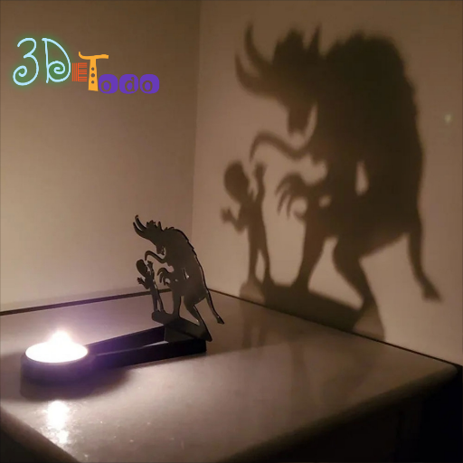 📽️ SHADOW PROJECTOR HORROR - DECORATION FOR HALLOWEEN PACK OF 5 SHADOWS ...