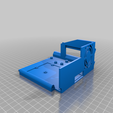 right_melzi.png Ender 3 Rear Electronics Case with 40 mm Fans and Drag Chain Boss