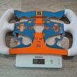 IMG20250222153414.jpg Moza ES Formula wheel mod - Gulf inspired - multicolor