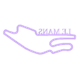 le mans track.stl Le Mans track