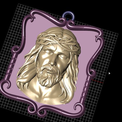 JESUS ​​CHRIST PENDANT JESUS 3D model