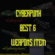 TUKIYYKHIKGU.jpg Cyberpunk 6 Item Pack - Cyberpunk 6 Item Set Of 6 3D print model