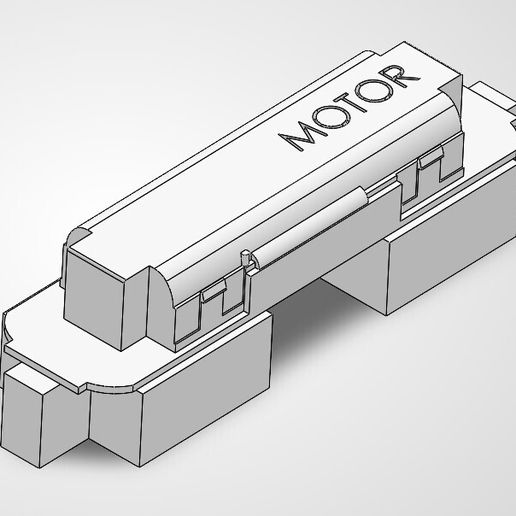 🚆 Kato 11-105 / 11-106 / 11-107 chassis buck・Free 3MF File for