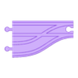 brio_F1.stl Train Track - Single to Double Track Switches - Compatible with BRIO and Others