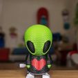 AI.jpg Alien Crochet Toy 