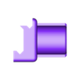 picatinny.stl Picatinny buffer tube stock adapter