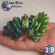 06.png LUNA PETS - Sunflowern - Articulated tiny Dragon, print in place, no supports