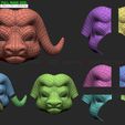z13.jpg Squid Game Mask - Vip Buffalo Mask Cosplay 3D print model