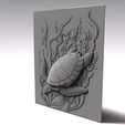 Turtle bas-relief.3.jpg Turtle bas-relief CNC