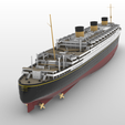 6.png Print ready RMMV OCEANIC III, White Star Line's mega ocean liner, 1/600 kit version