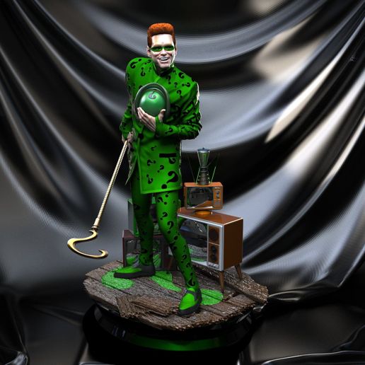 3D file Jim Carey Riddler Batman Forever・3D printable model to download ...