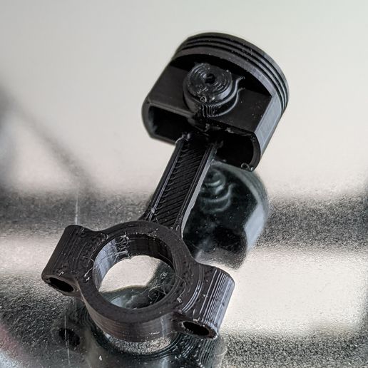 Download STL file Piston and Rod Keychain • 3D printable template ・ Cults