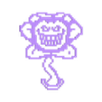 Delineado Flowey.stl Figura de Flowey Undertale