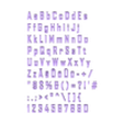 agencyb.stl Buchstaben