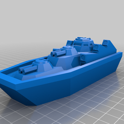 Gunboat_Mk.III.png Free STL file Gunboat Mk.III・Design to download and 3D print, ModelBuilderBen
