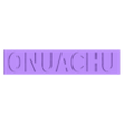 ONUACHUTEXT.stl ONUACHU ( TRABZONSPOR ) JOYSTICK TUTUCU