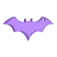 Bat_Flat_06.stl BatMan KeyChain