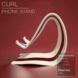 Curl_phone-stand_red_side.jpg CURL | Phone Stand